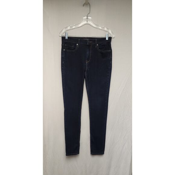 BANANA REPUBLIC SKINNY FIT BLUE DENIM JEANS SIZE 28/6 - Picture 3 of 5